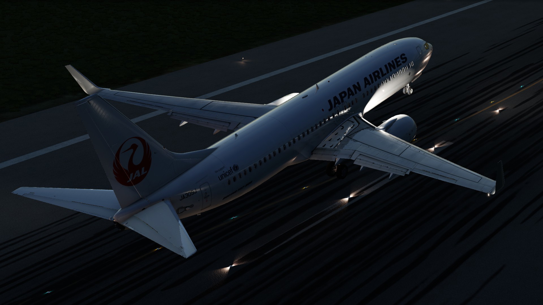 ⚡JAPAN AIRLINES 4K / JA309J / ZIBO 737-800 - X-Plane.to