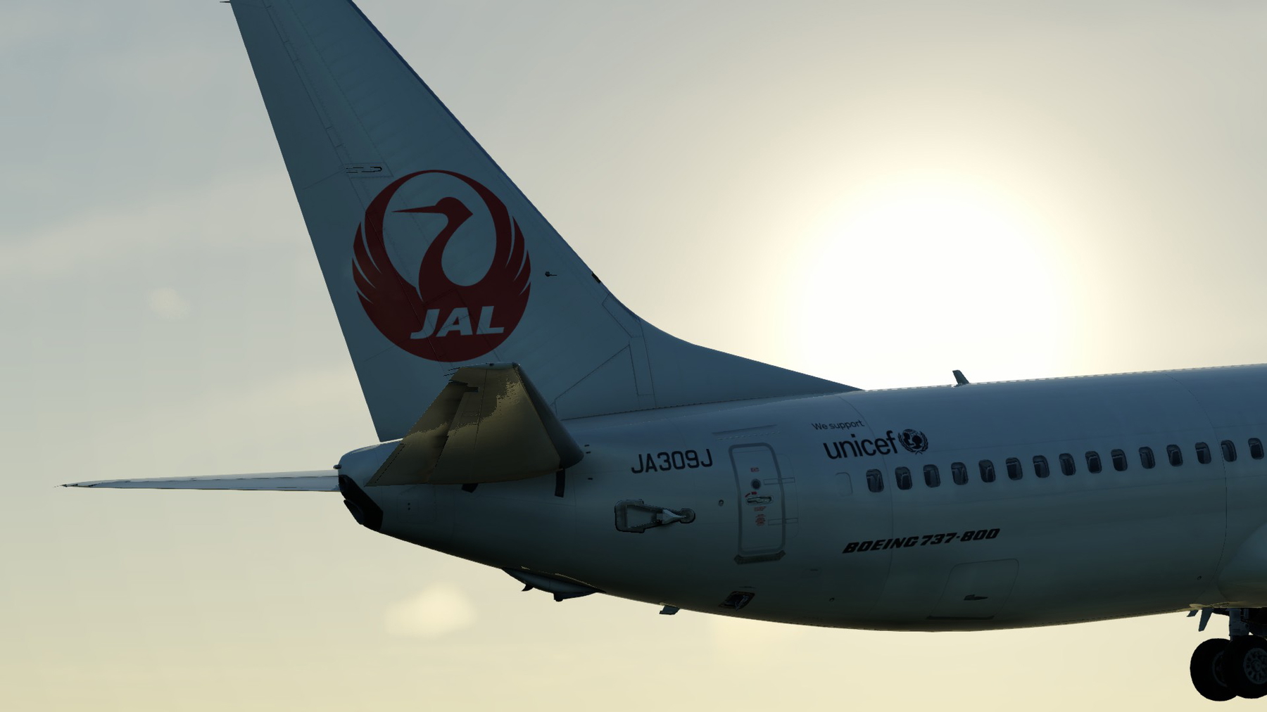 ⚡JAPAN AIRLINES 4K / JA309J / ZIBO 737-800 - X-Plane.to