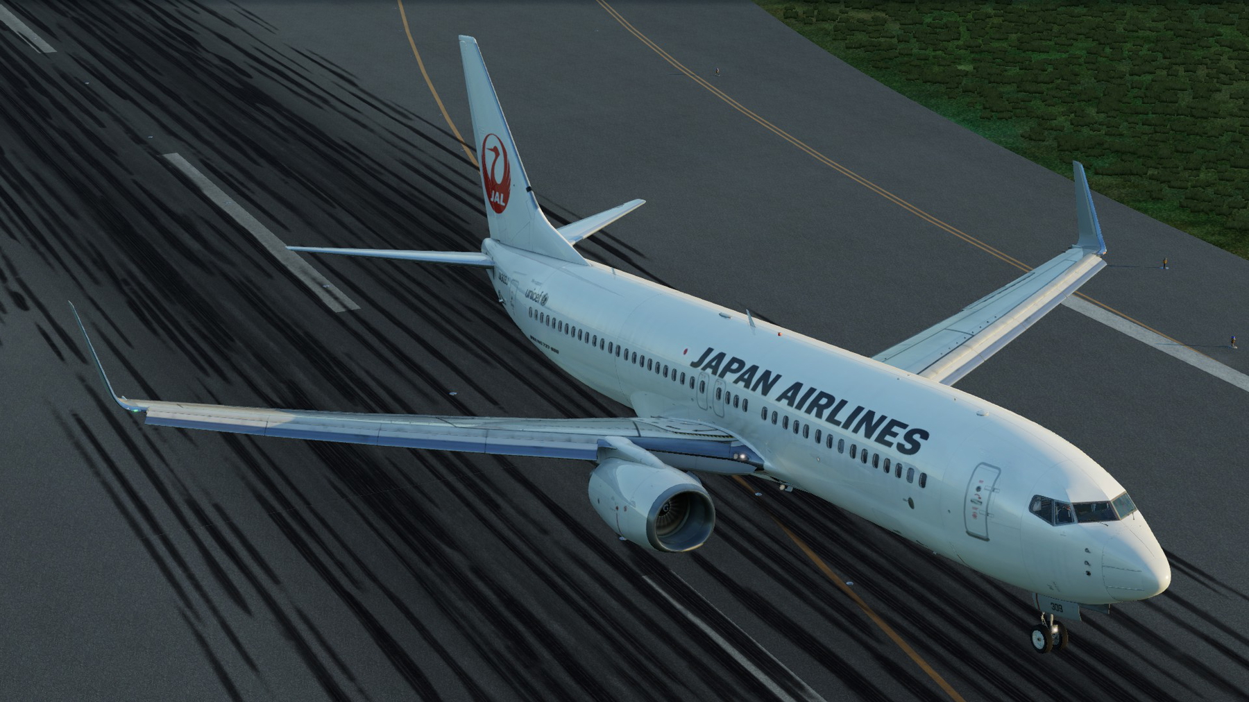 ⚡JAPAN AIRLINES 4K / JA309J / ZIBO 737-800 - X-Plane.to