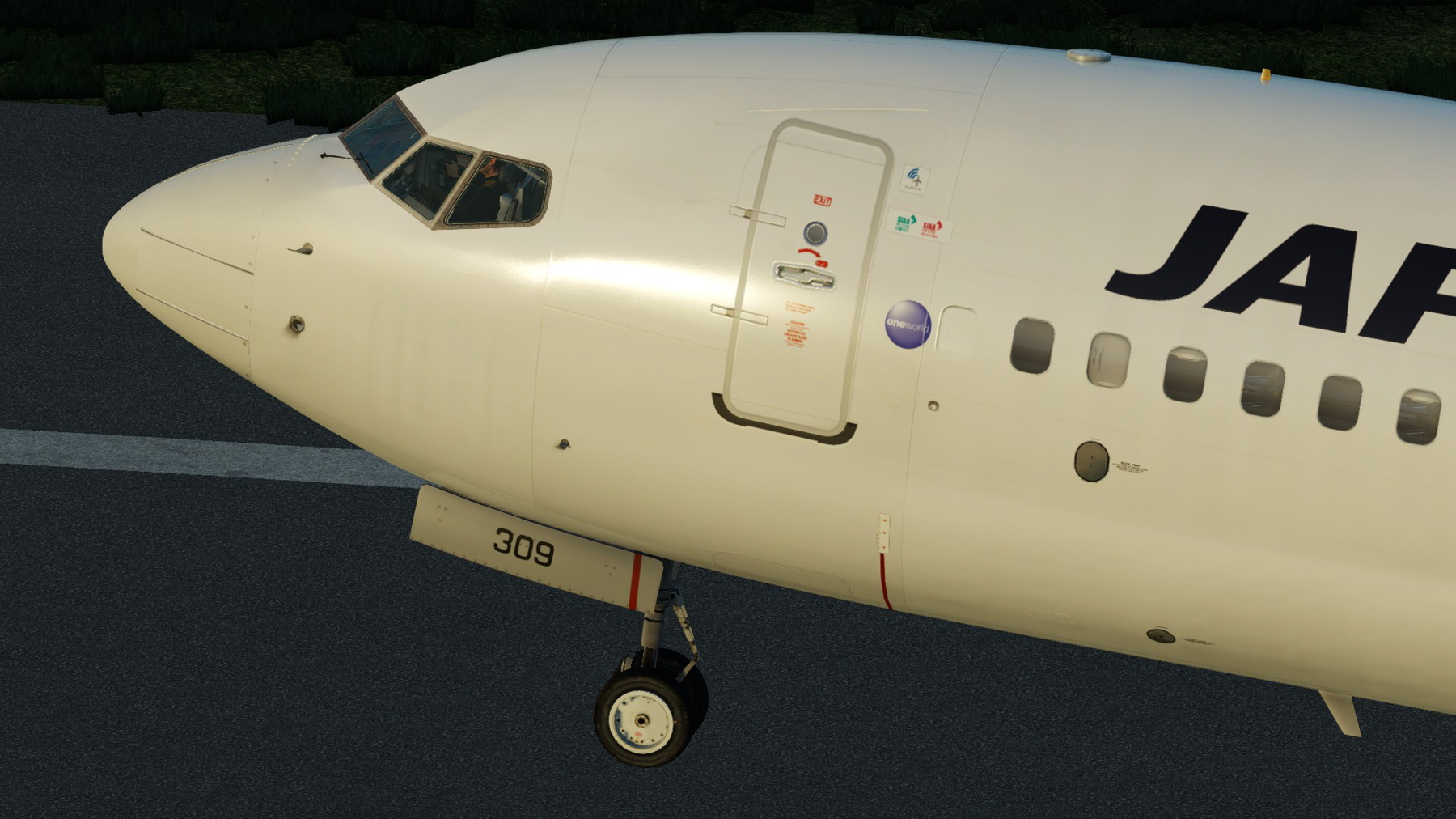 ⚡JAPAN AIRLINES 4K / JA309J / ZIBO 737-800 - X-Plane.to