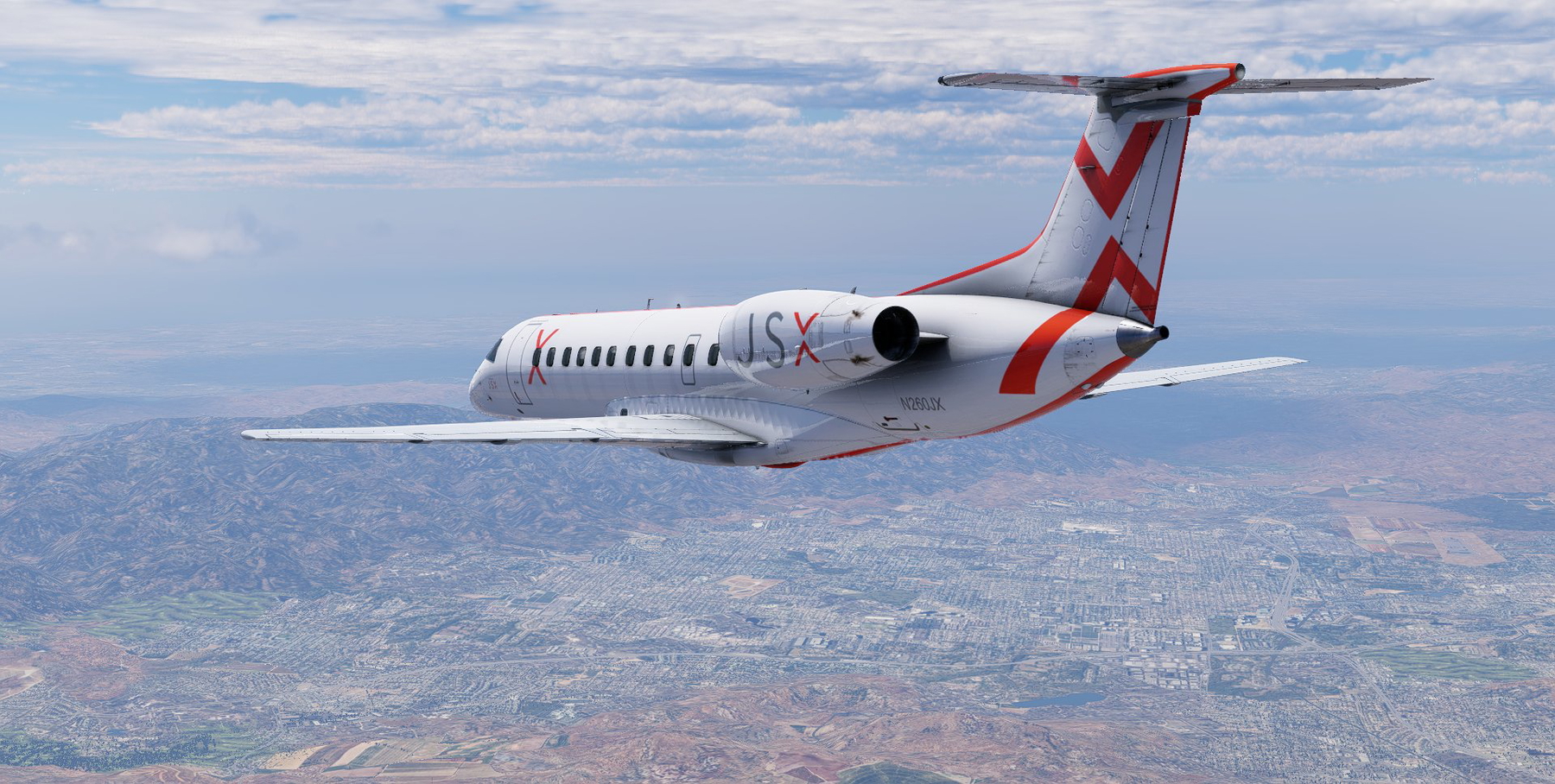 JSX | N260JX | Repaint XCRAFTS E135 - X-Plane.to