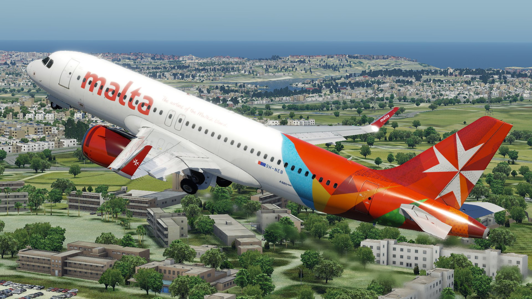 KM Malta 9H-NEB (LEAP) - X-Plane.to