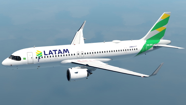 LATAM Brazil PR-XBG Special Livery (Flag Livery)