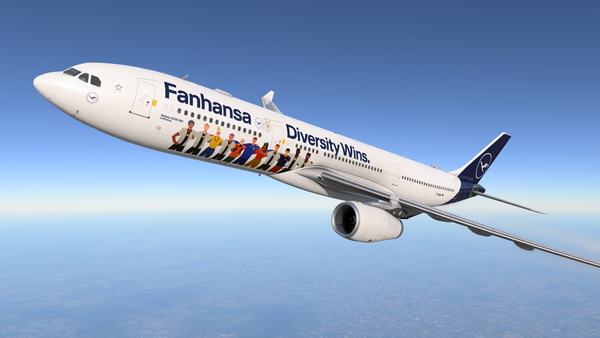 Lufthansa Fanhansa livery D-AIKQ (Laminar a330-300)