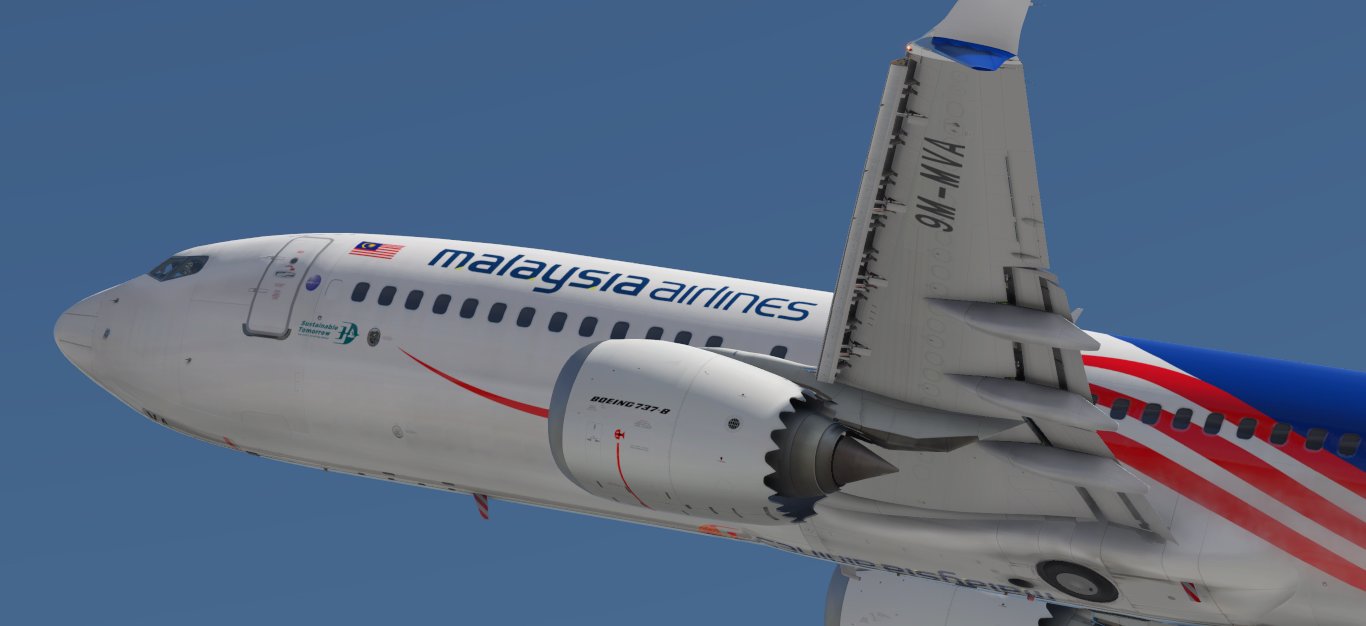 Malaysia Airlines | Boeing 737 MAX 8 - X-Plane.to
