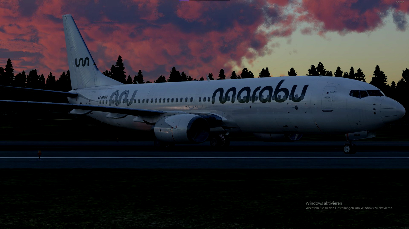 Marabu Ly-mgm Boeing 737-800ng » X-plane 12