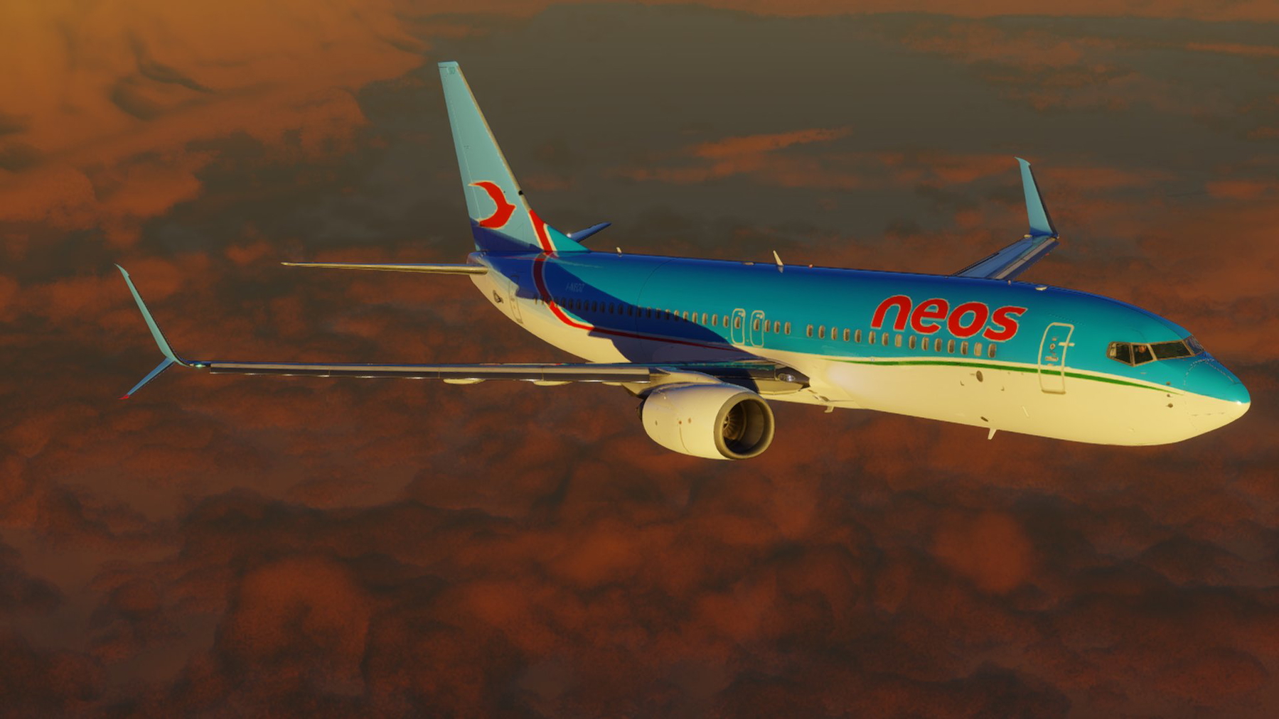 Neos I-NEOZ for Zibo B737-800 - X-Plane.to