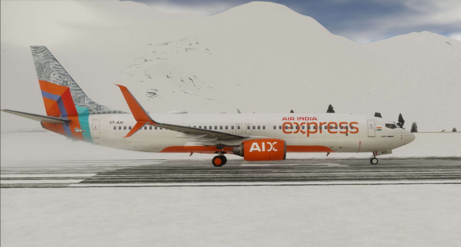 New Air India Express VT-AXI for the Zibo 737-800 - X-Plane.to