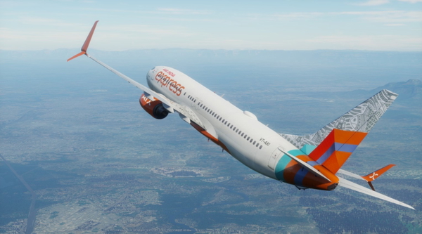 New Air India Express VT-AXI for the Zibo 737-800
