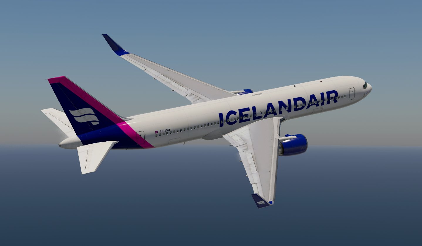 【Inflight200】Icelandair Boeing 767-300ER 1/200 ICELANDAIR BOEING 767-300WL 00'S COLORS 