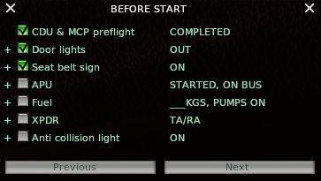 Normal Checklist (Xchecklist) for Zibomod Boeing 737-800 - X-Plane.to
