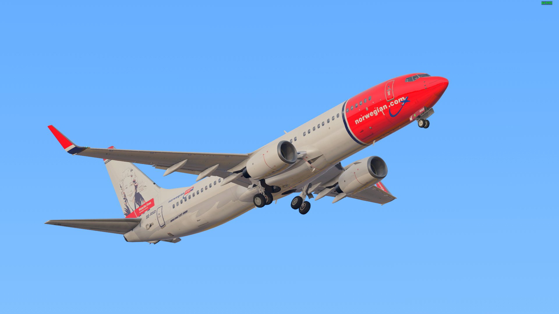 Norwegian B737-800 Mini pack for Zibo 737 [SE-RXA], [SE-RXB] and