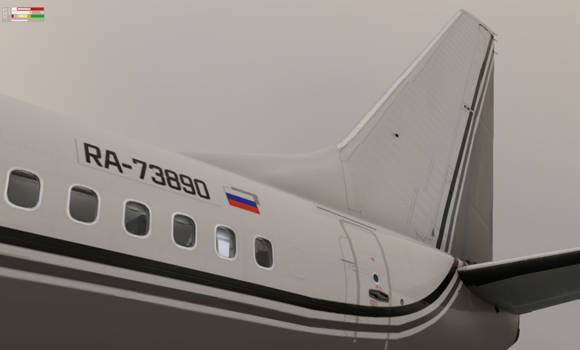RA-73890 BBJ LevelUp livery (V2/V1) 737-700 - X-Plane.to