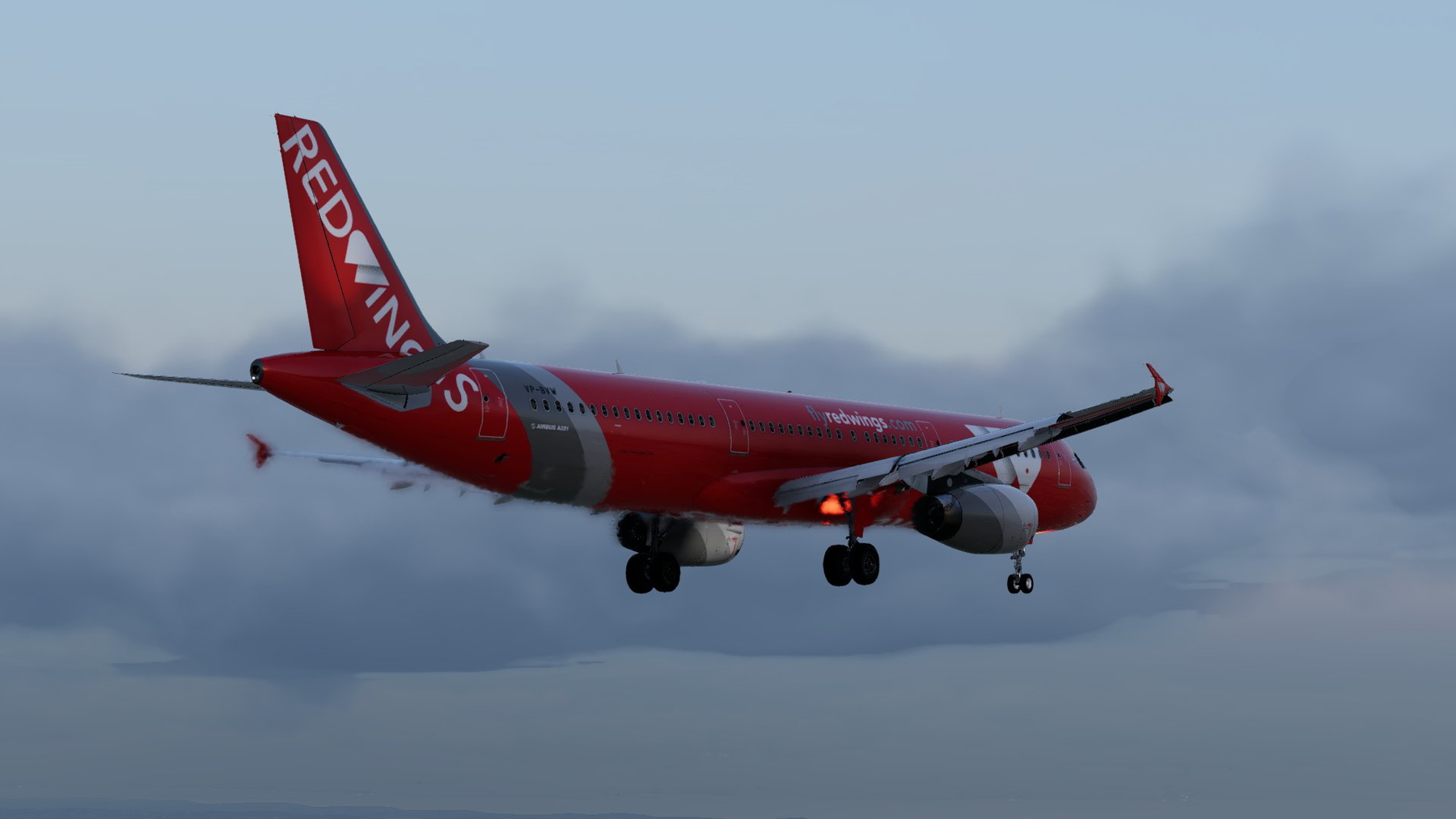 ⚡REDWINGS VP-BVW 8K A321 - X-Plane.to
