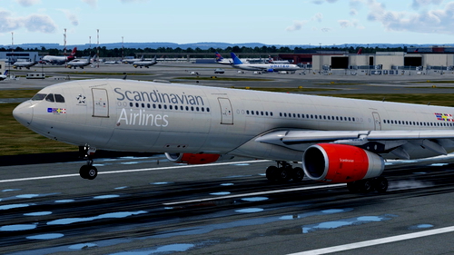 SAS Scandinavian Airlines 1998 [LN-RKN] [8K](Laminar A330-300) » X-Plane 12