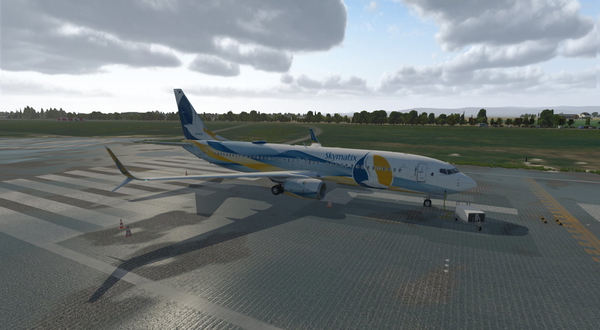 Skymatix - Bravo737 (White) livery for the LevelUp B737-800NG