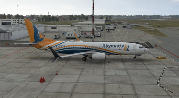 Skymatix - Flying Formation 2020 livery for the Zibo mod