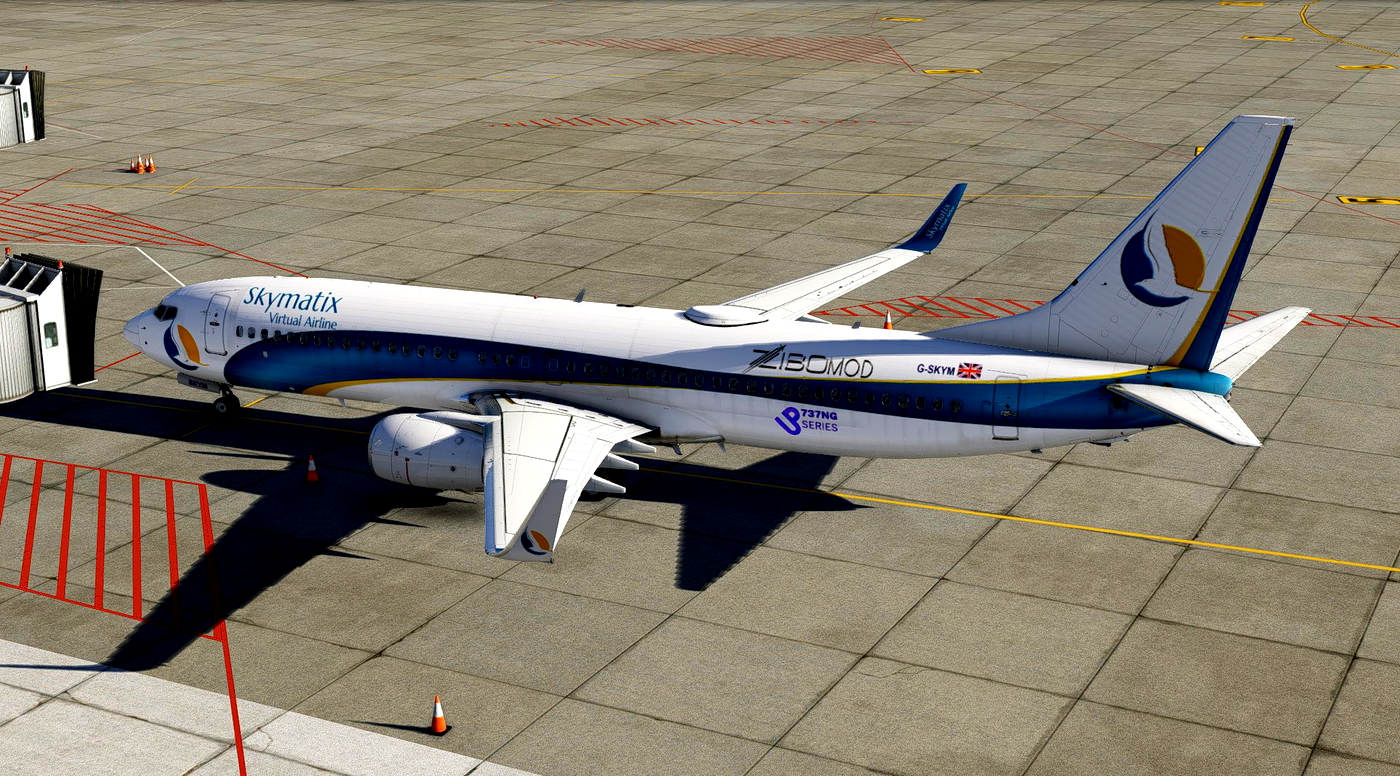 Plane Racing Livery SkyMatix VA 26 Hooked livery G-SKYM for the LevelUp-U2 B737-800NG, for ...