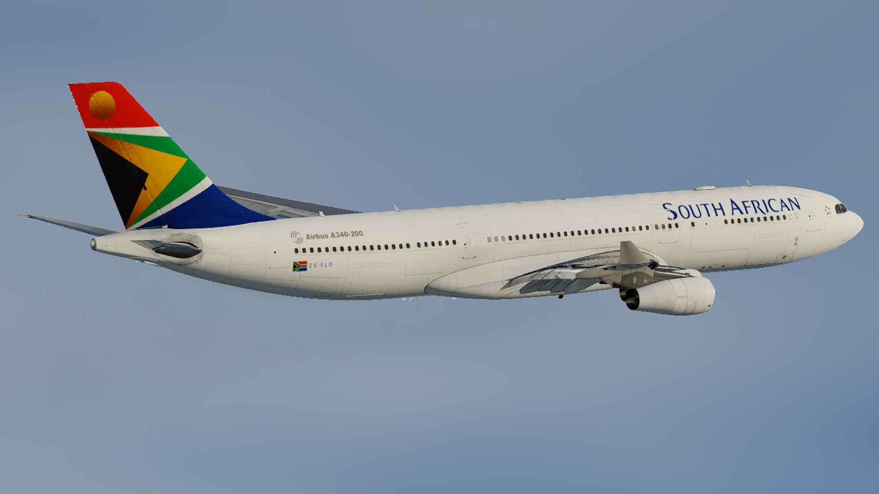 South African Airways | A340-213 ZS-SLD - X-Plane.to