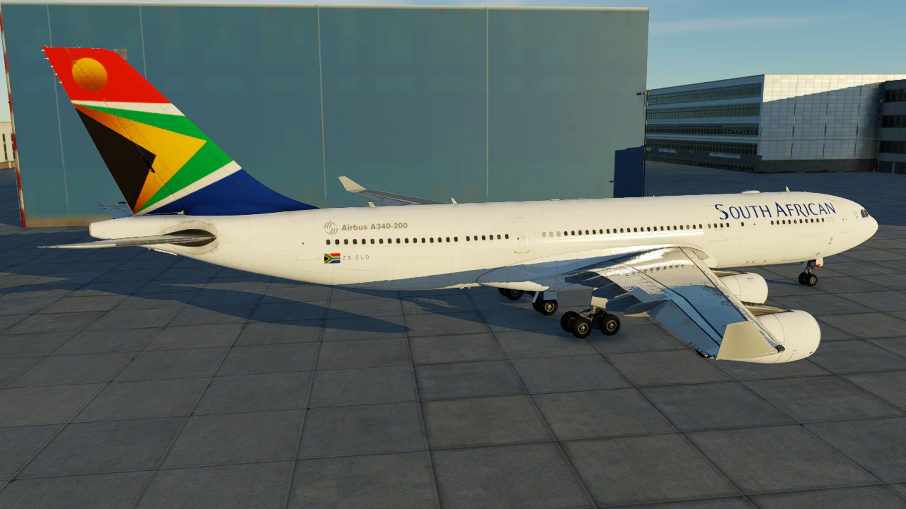 South African Airways | A340-213 ZS-SLD - X-Plane.to