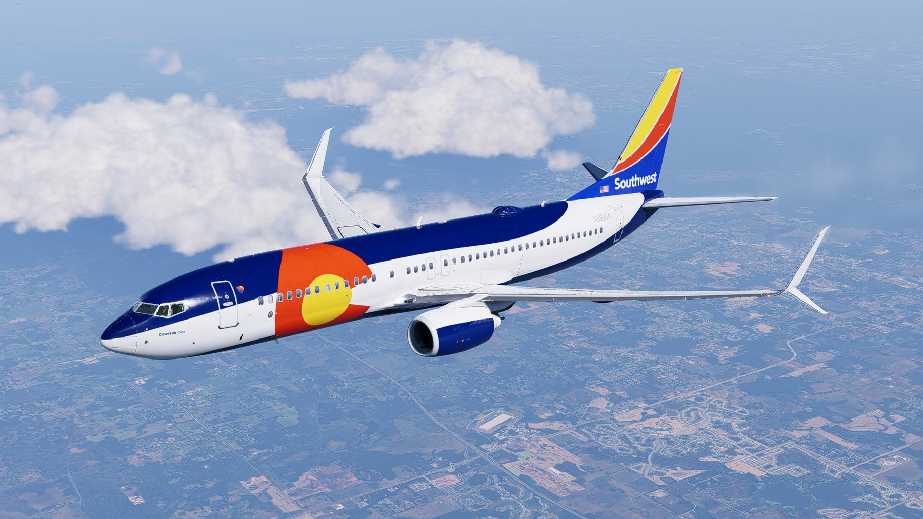 Southwest Airlines - Colorado One | 737-800 - X-Plane.to
