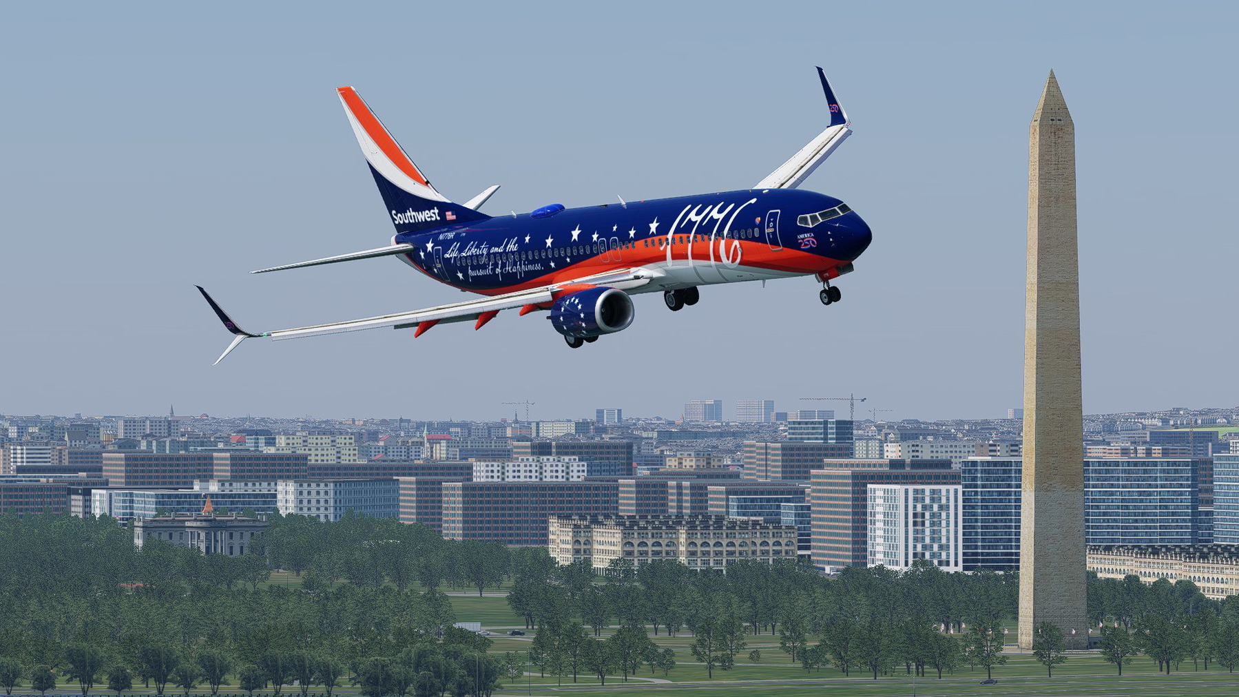 Southwest Airlines - Independence One | 737-800 - X-Plane.to