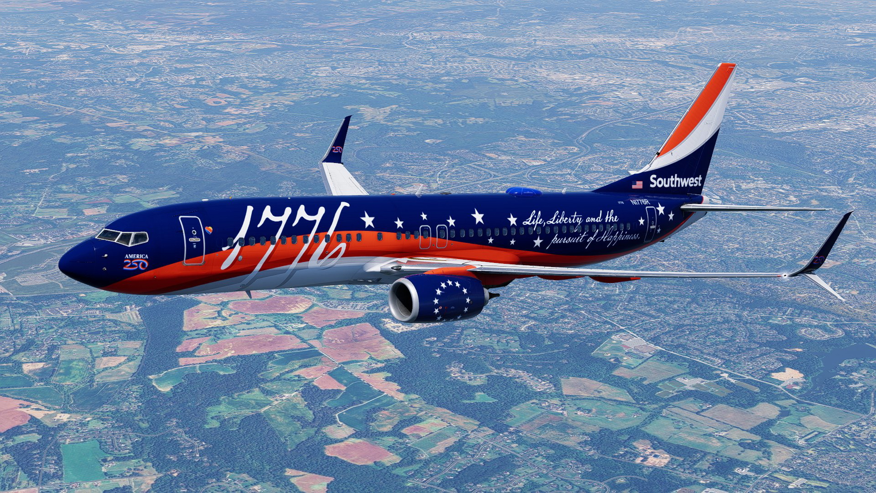 Southwest Airlines - Independence One | 737-800 - X-Plane.to