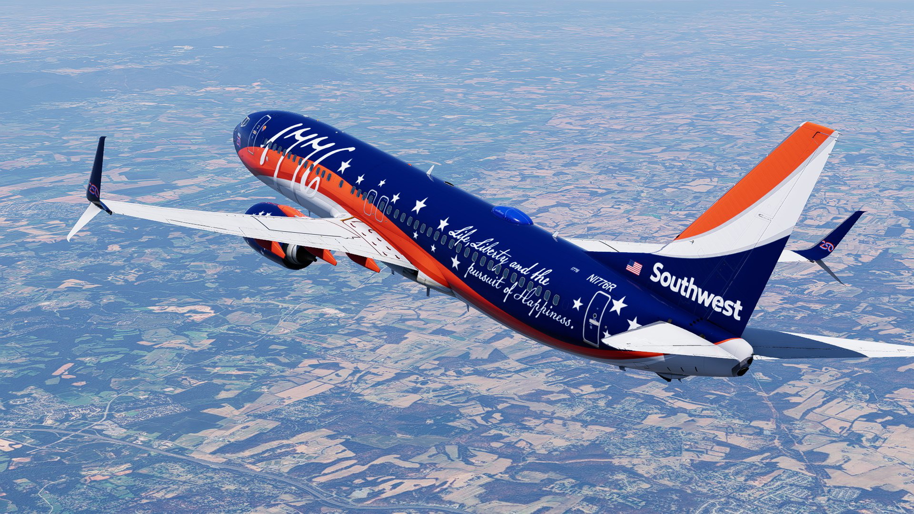 Southwest Airlines - Independence One | 737-800 - X-Plane.to