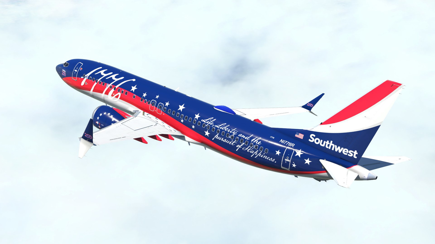 Southwest Airlines - Independence One | 737-MAX8 (Max Team Design