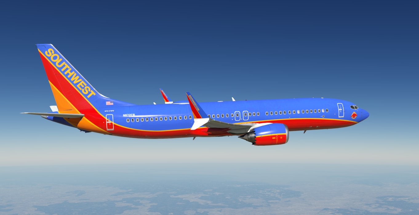Southwest - Canyon Blue Retro | 737-MAX8 (Max Team Design) - X