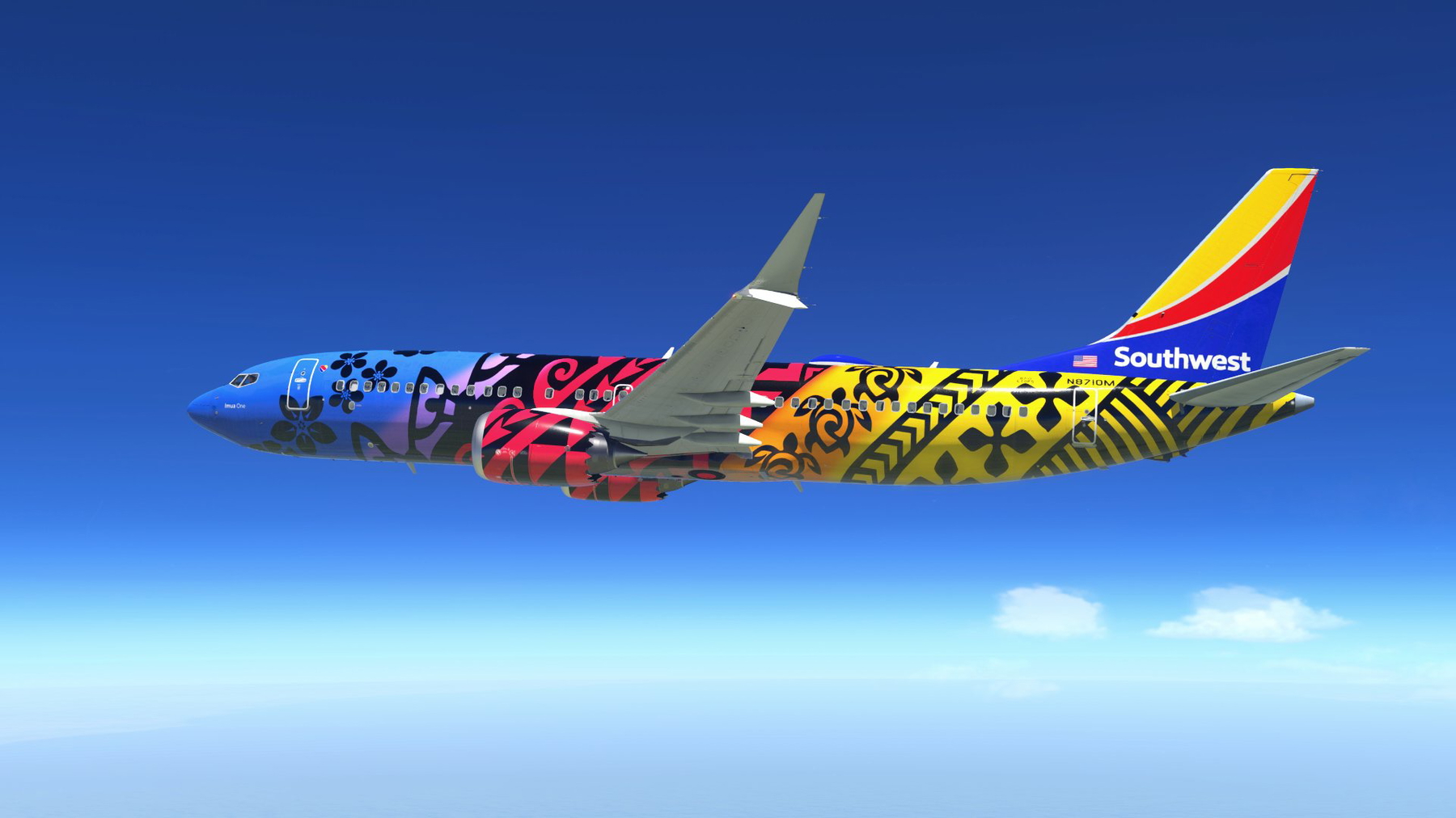 Southwest - Imua One | 737-MAX8 (Max Team Design) - X-Plane.to