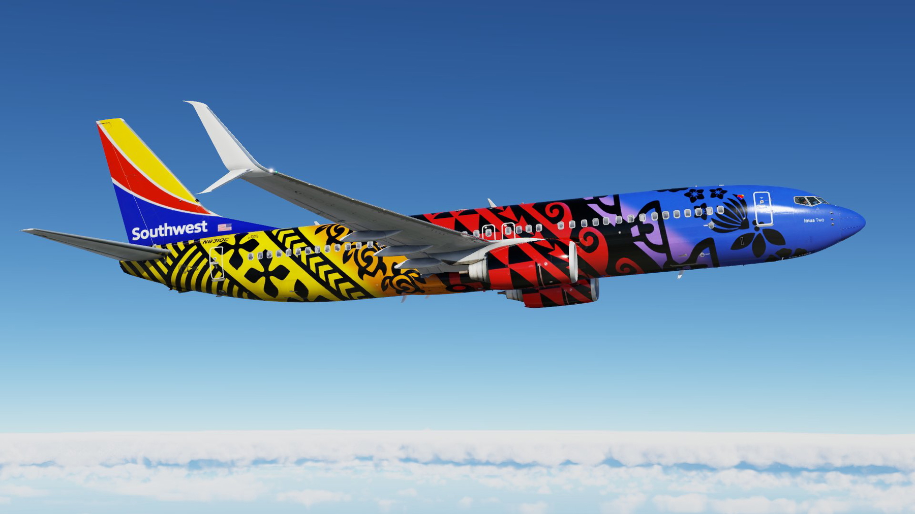 Southwest - Imua Two | 737-800 (Zibo + LevelUP) [FICTIONAL