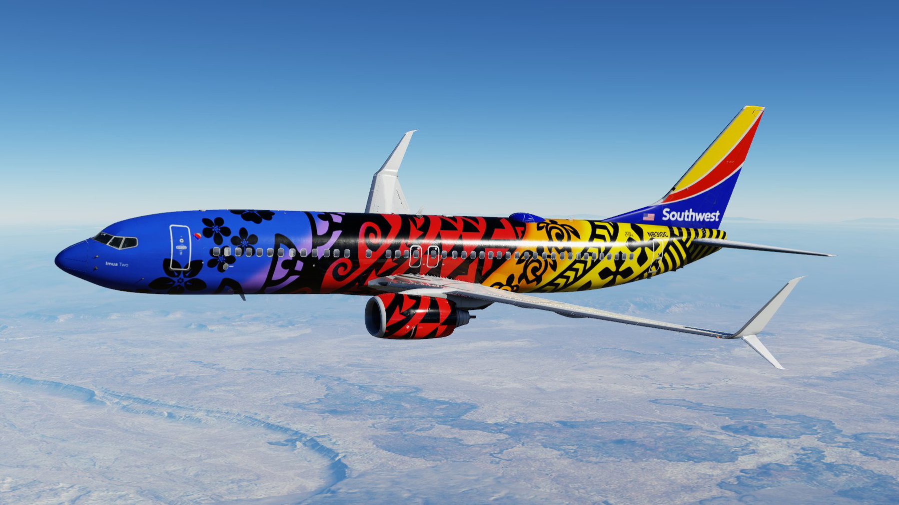 Southwest - Imua Two | 737-800 (Zibo + LevelUP) [FICTIONAL] - X