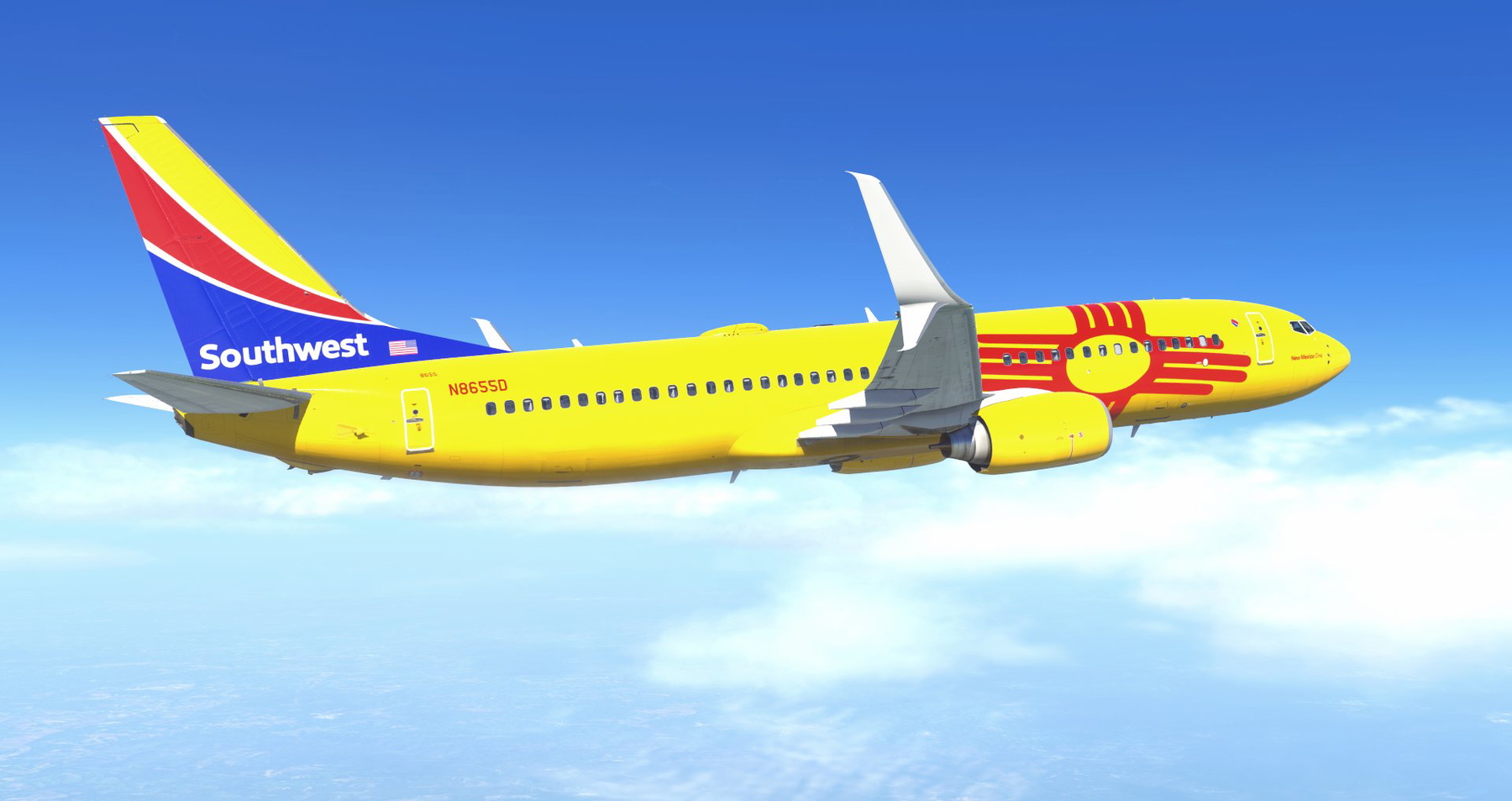 Southwest - New Mexico One | 737-800 (Zibo + LevelUP) - X