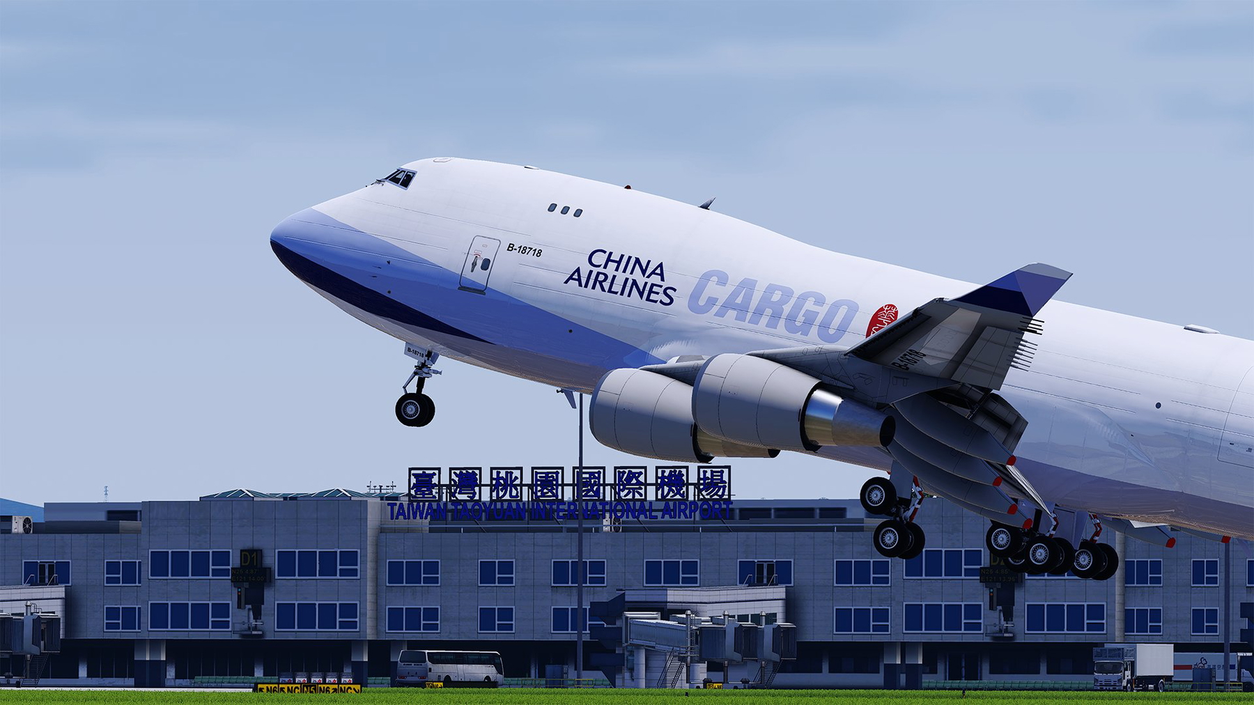 Sparky 747-400F China Airlines Cargo B-18718 » X-Plane 12