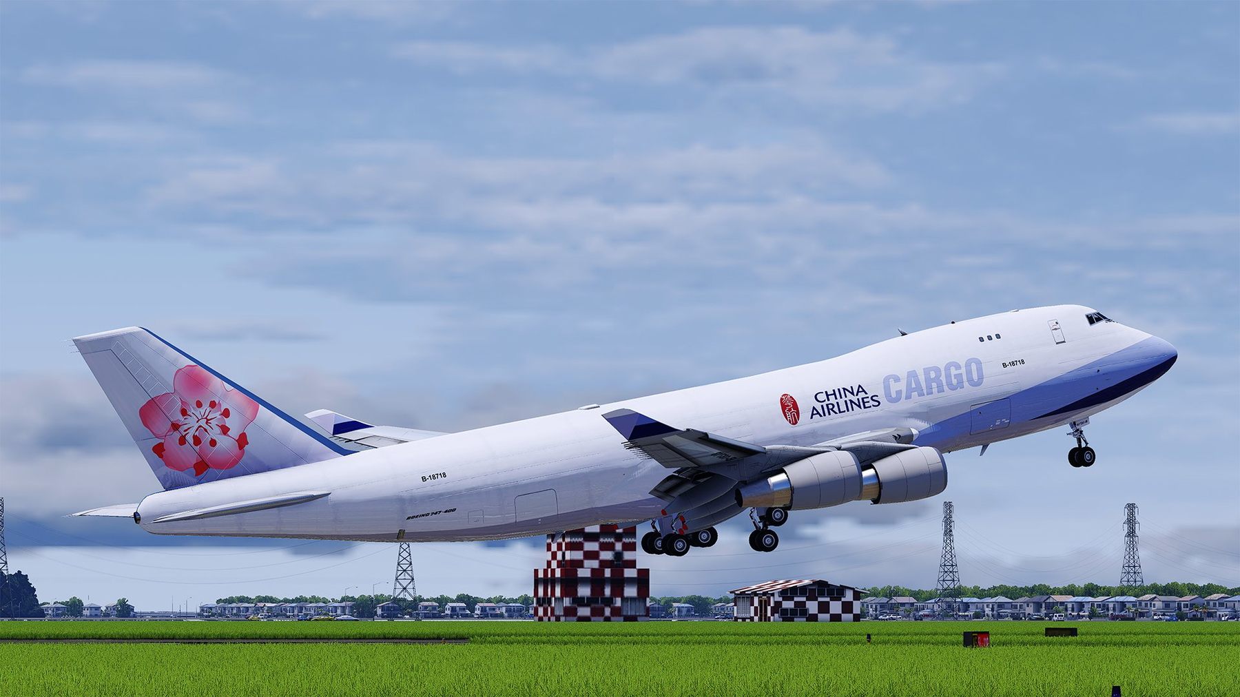 Sparky 747-400F China Airlines Cargo B-18718 » X-Plane 12