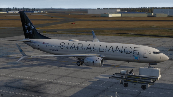 Star Alliance X-Plane World livery G-SAXW by FlySim24 for the B737-800NG LevelUP U1, for X-Plane 12