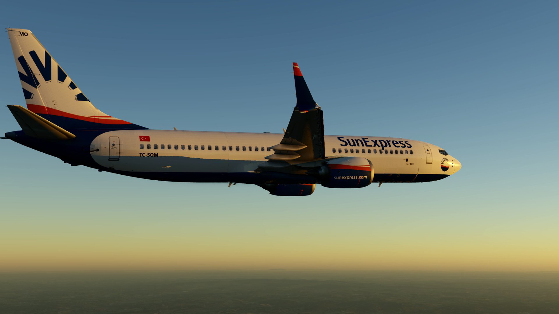 SunExpress B737Max8 TC-SOM - X-Plane.to