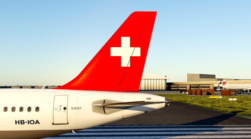 Swissair A321 pack » X-Plane 12