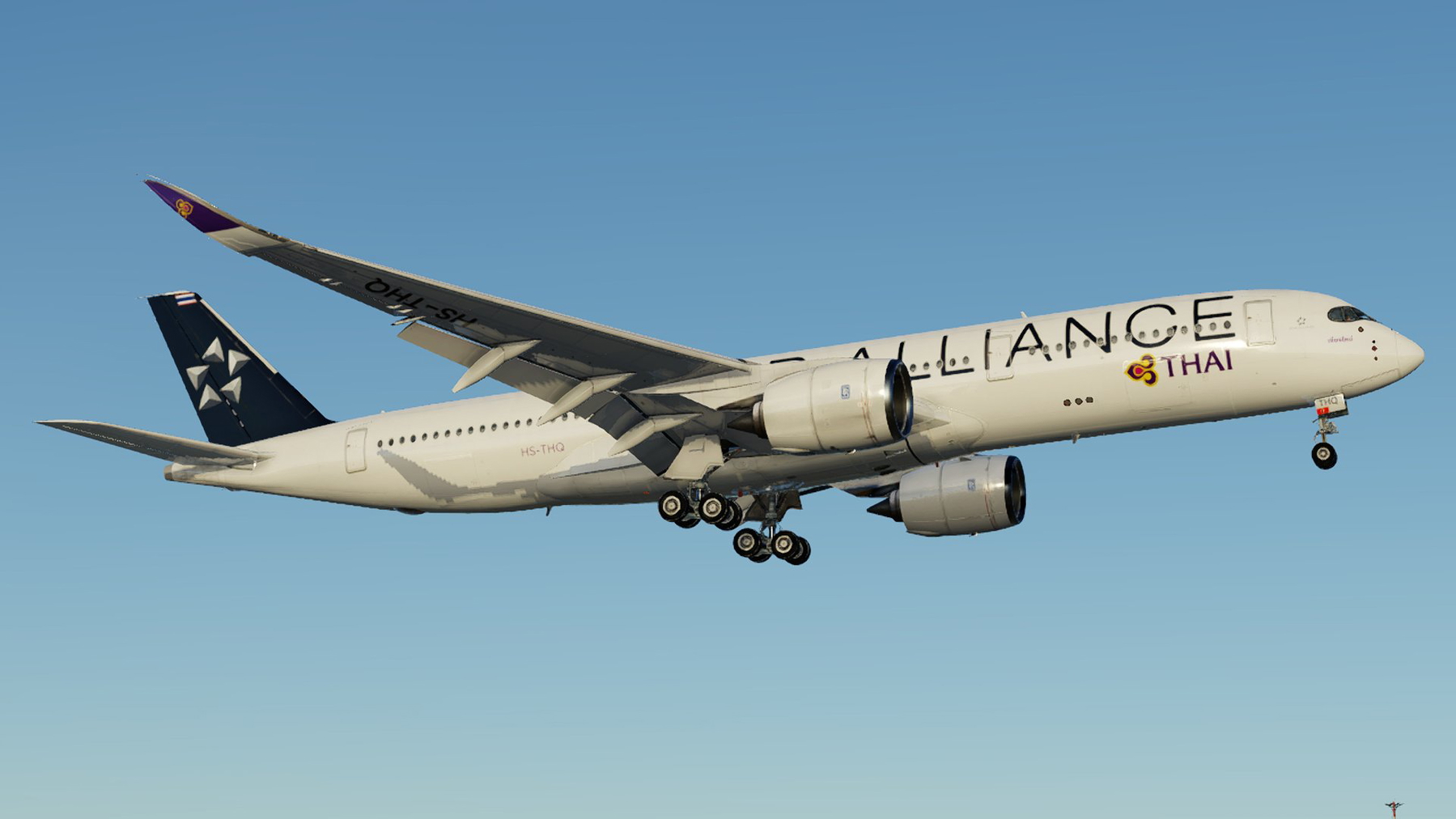 Thai Airways Star Alliance | A350-941 HS-THQ - X-Plane.to