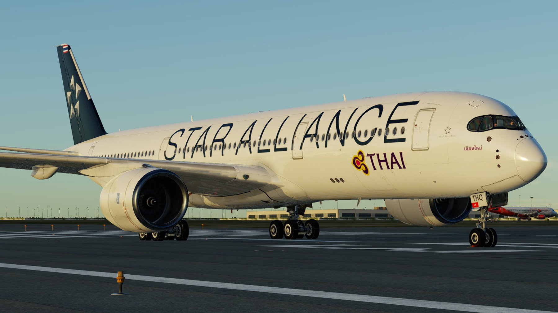 Thai Airways Star Alliance | A350-941 HS-THQ - X-Plane.to