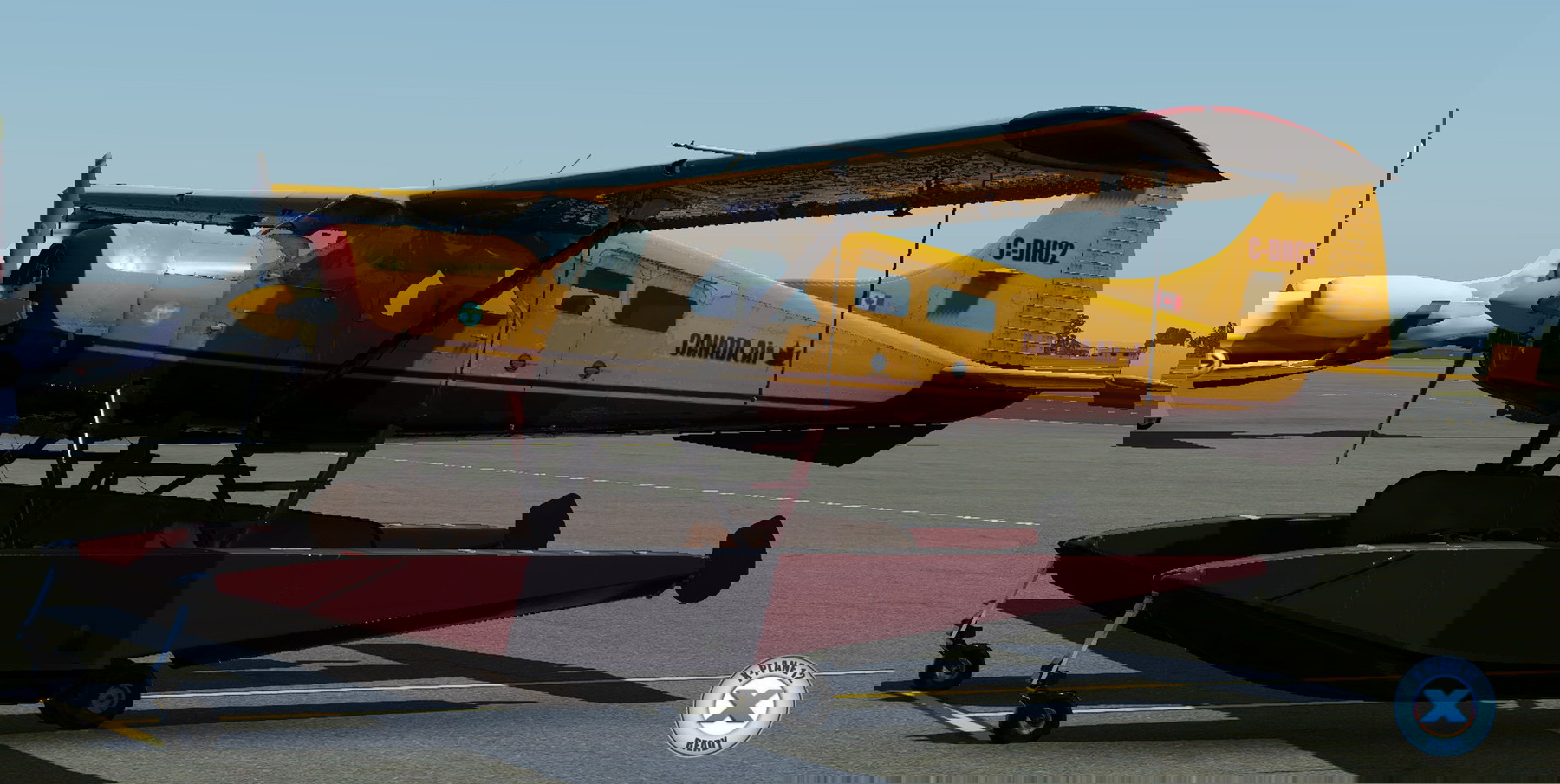 DHCビーバー25e水上機 DHCビーバー25e水上機 水上機用専用フロート未使用（小物玩具