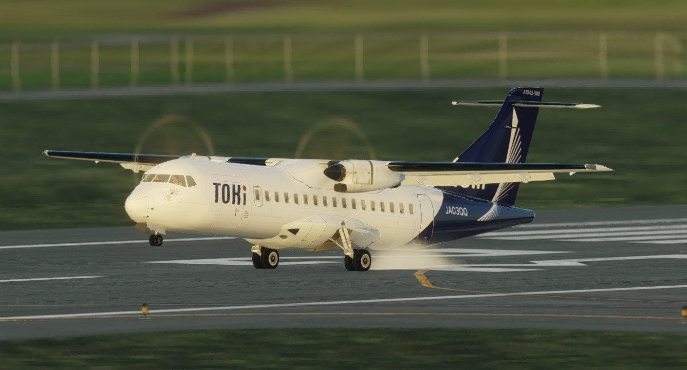 TOKI AIR JA03QQ for Riviere ATR42-500 - X-Plane.to