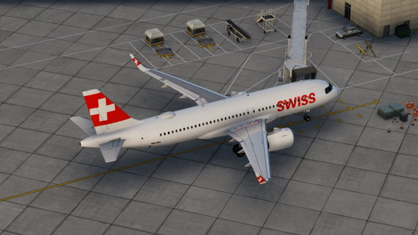 Toliss A20N Swiss [HB-JDA]