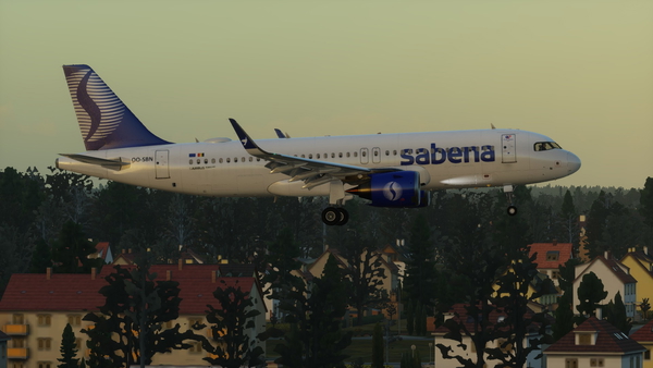 Toliss A320neo Sabena OO-SBN