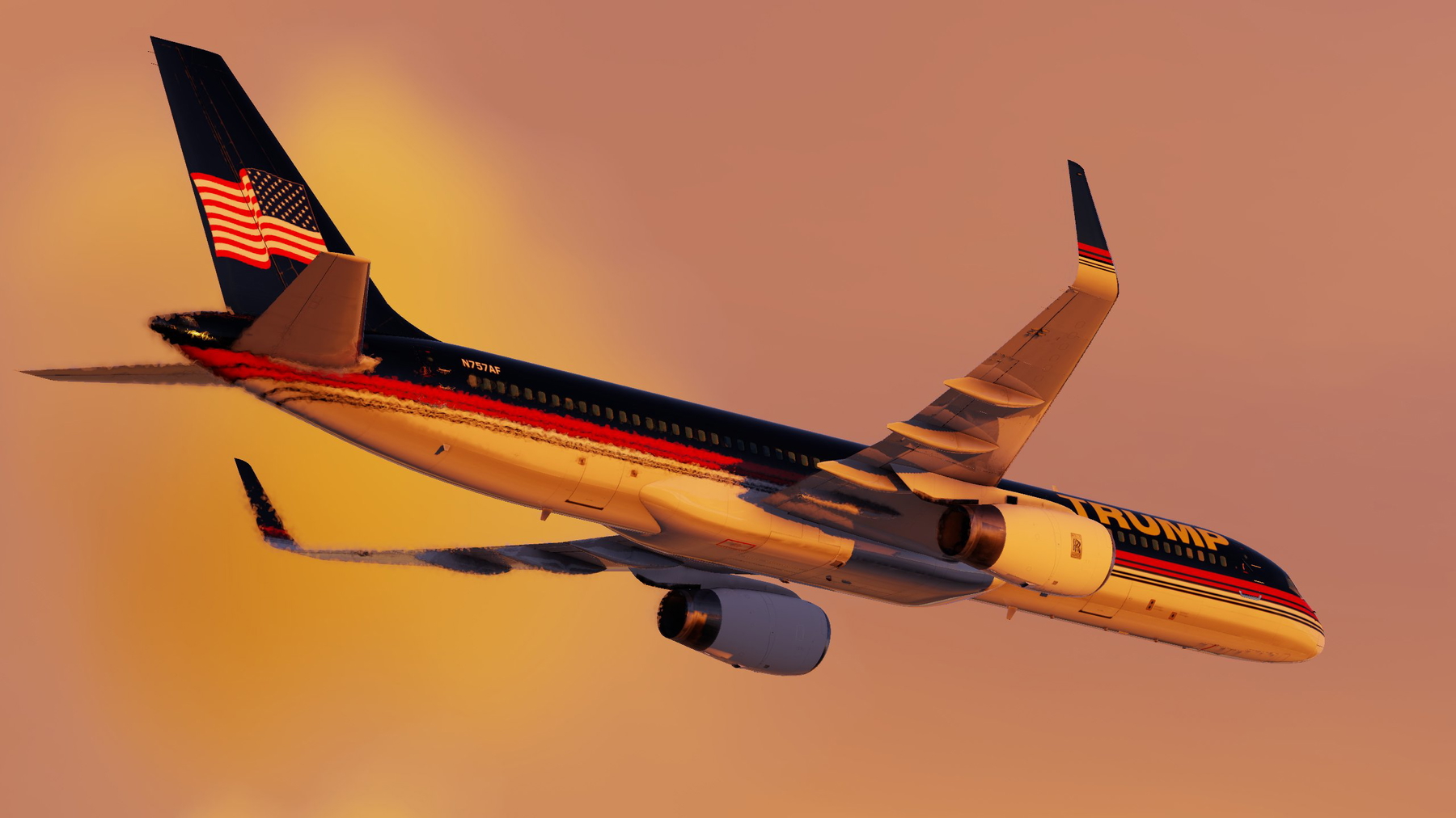 Trump 2022 refresh B757-200 | FlightFactor - X-Plane.to