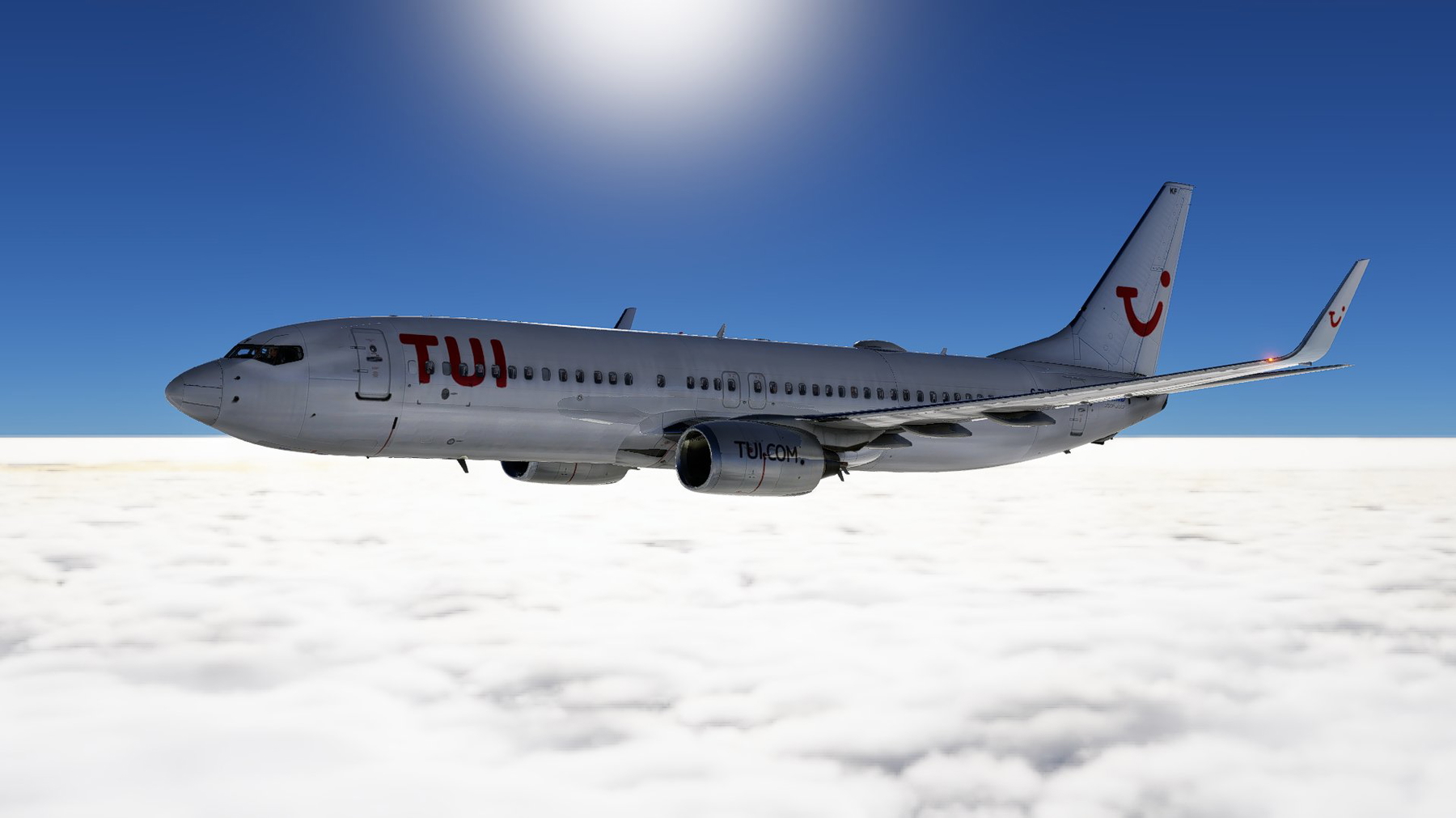 TUI UK Airlines G-TUKF livery for the B737-800NG LevelUP U2 - for