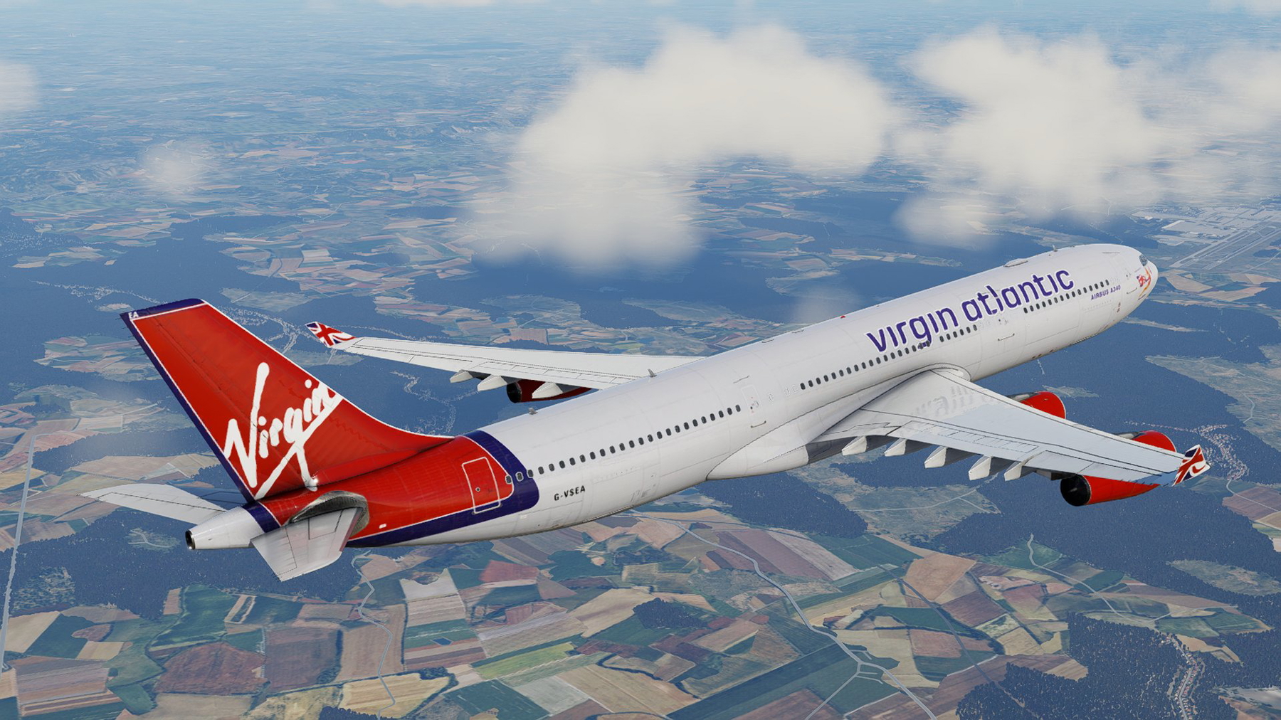Virgin Atlantic 1999 [G-VSEA] [4K/8K](X-Works A340-300) - X-Plane.to