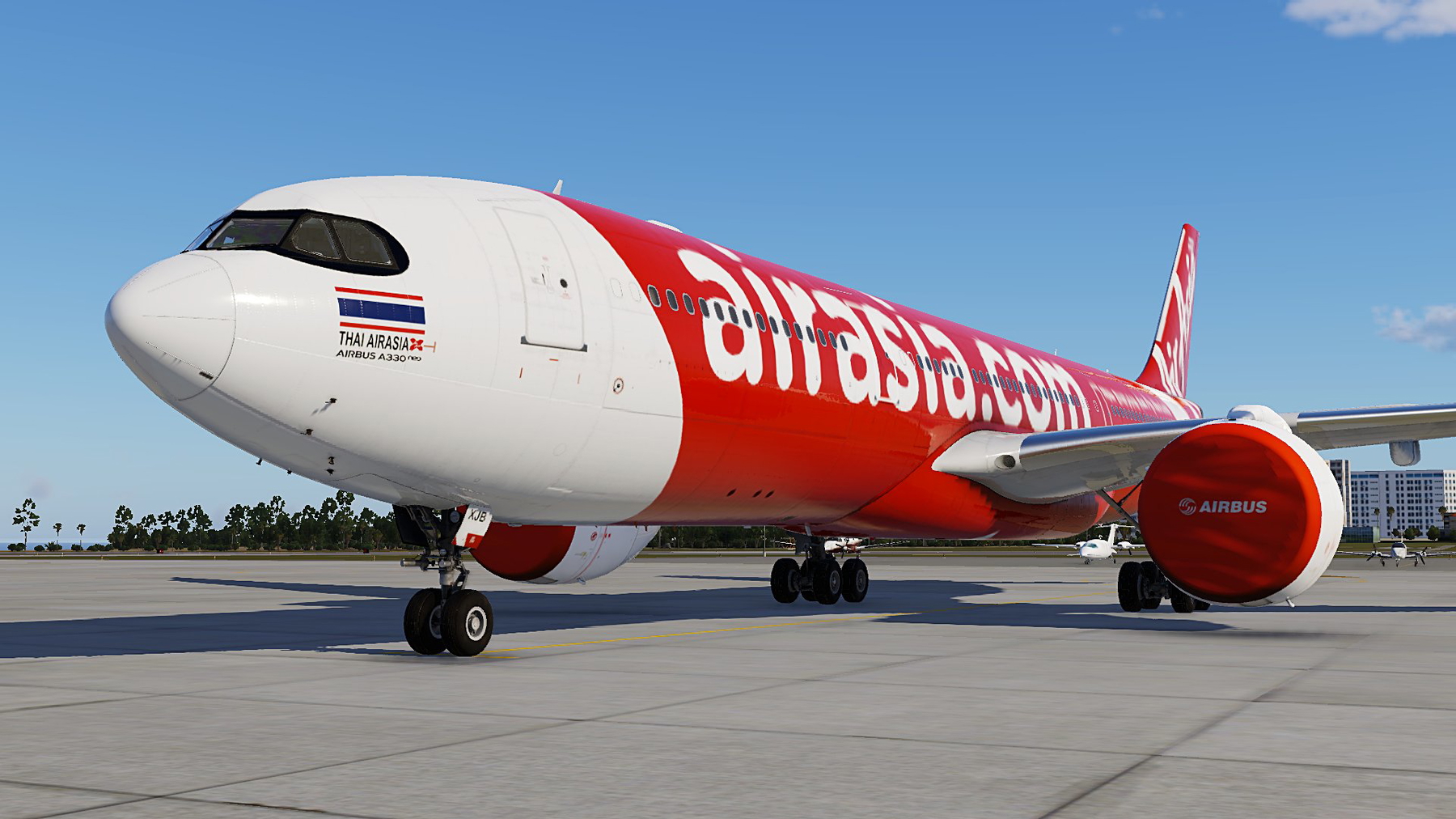 「きのこ」 A330-900NEO タイ・エアアジアX HS-XJA Herpa Wings A330-900neo タイ・エアアジアX HS-XJA 1/500 [533980]