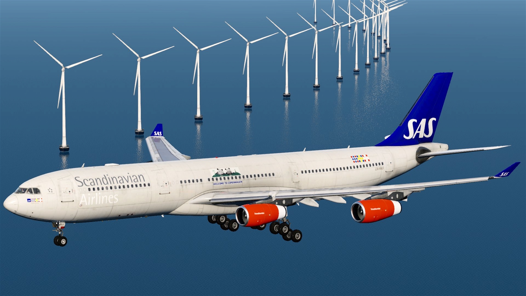 X-Works A340-300 | Scandinavian Airlines System (SAS) | Fleet 